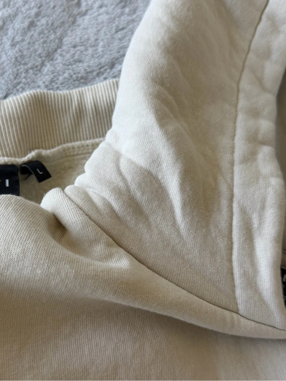 Kids Cream Fleece Sonneti Jogger Set